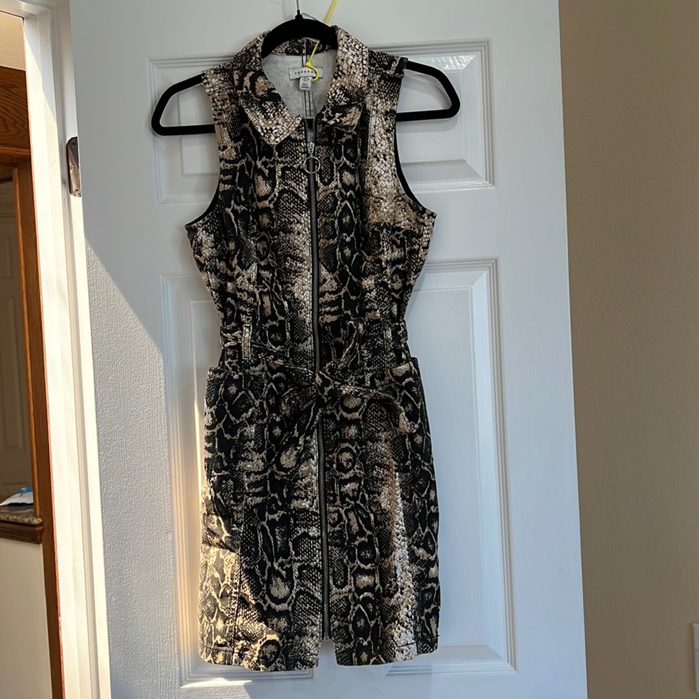 NWT TOPSHOP JACQUARD DRESS
